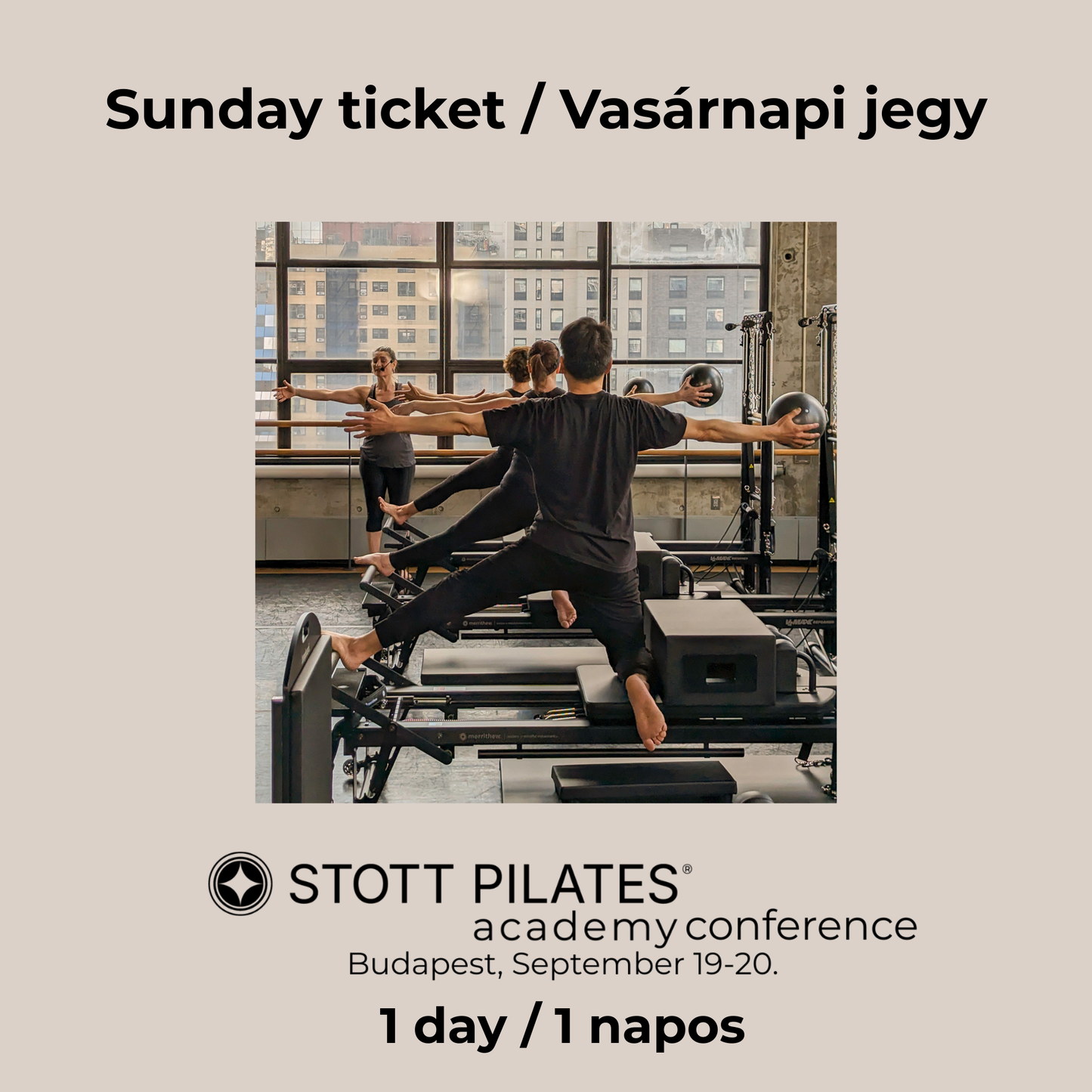 Vasárnapi jegy / Sunday ticket