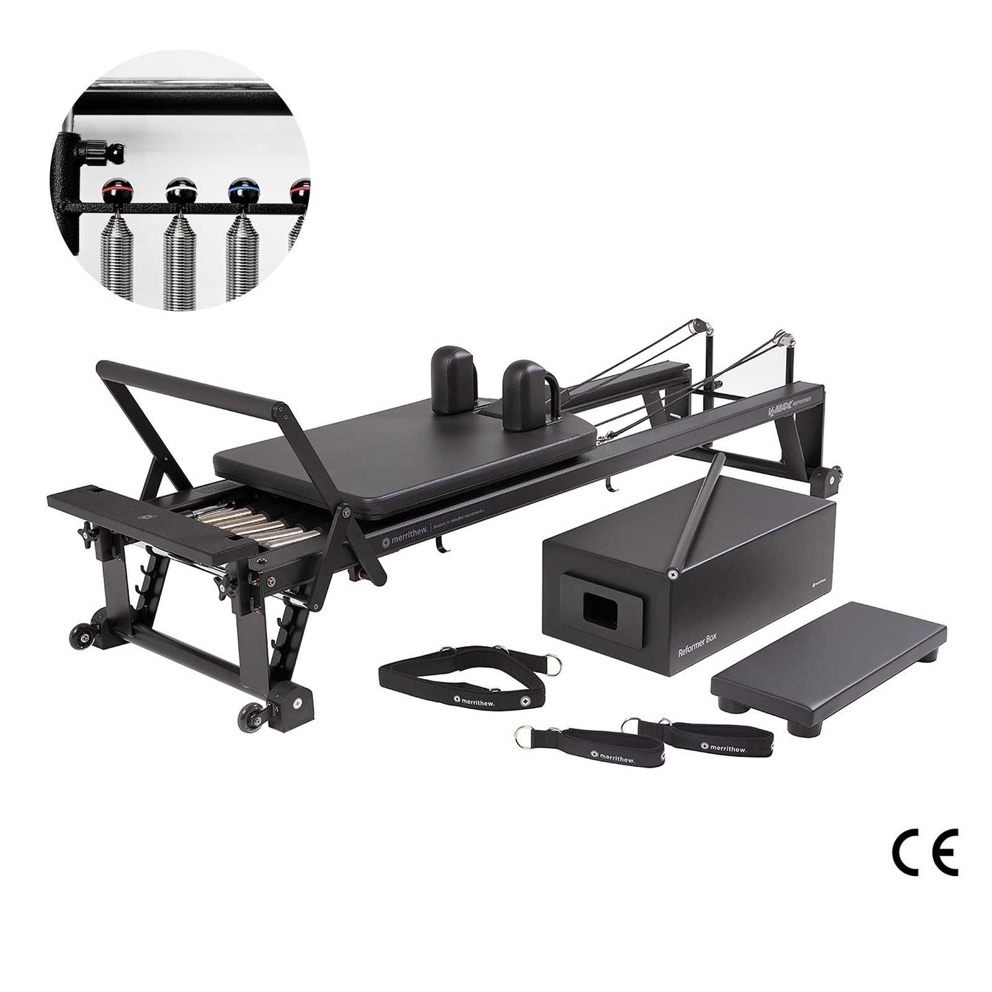 Merrithew Stott Pilates Professional V2Max Jet Black Reformer csomag